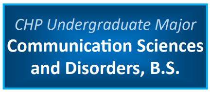 Communication Sciences and Disorders Undergraduate Major